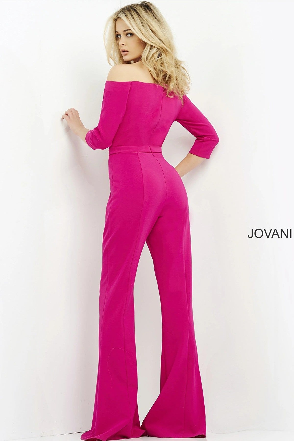 Jovani 1867 Three Quarter Sleeve Jumpsuit